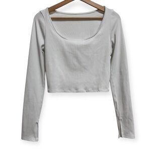 Classic White Long Sleeve Top